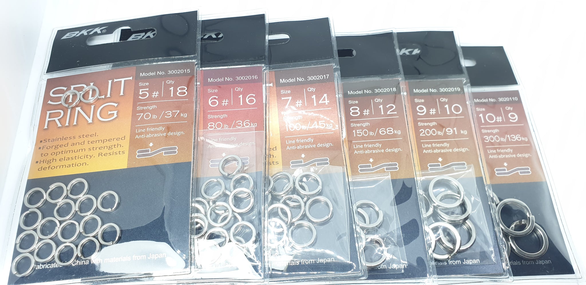 BKK Split Rings / Anneaux brisés BKK – Blitzcast Fishing NC